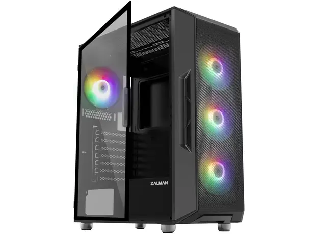 კომპიუტერის ქეისი Zalman Computer case I3 NEO TG BLACK