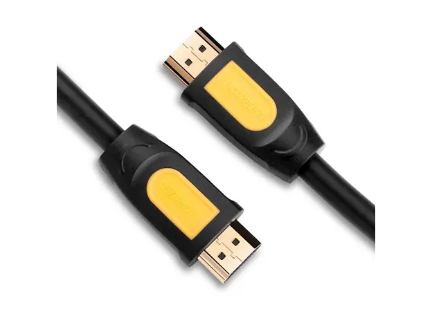 HDMI კაბელი UGREEN HD101 (10130) Round Cable 3m (Yellow/Black), 3 image