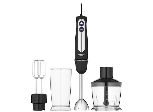 ხელის ბლენდერი Ardesto HBG-800BDWHCH, 800W, 600ML, Blender, Black