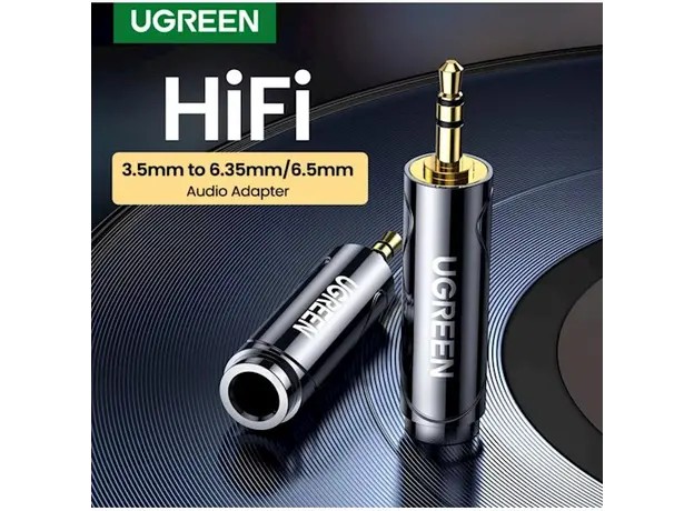 აუდიო ადაპტერი UGREEN 80730 3.5mm to 6.35mm Audio Adapter, 3 image
