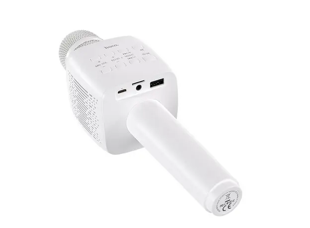 კარაოკე მიკროფონი Hoco BK5 Cantando karaoke microphone white, 3 image