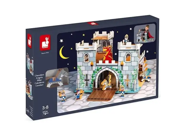 სათამაშო სასახლის ნაკრები Janod Story Fortified Castle, 2 image