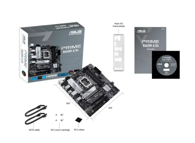 დედა დაფა Asus PRIME B660M-A D4-CSM//LGA1700,B660,USB3.2 GEN 2,MB, 5 image