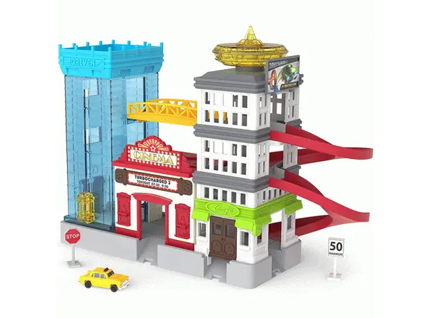 სათამაშო ნაკრები DRIVEN POCKET SERIES BIG CITY PLAYSET, 3 image