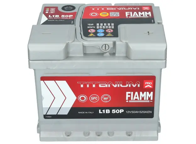 აკუმულატორი FIAMM TP L1B 50 ა*ს R+