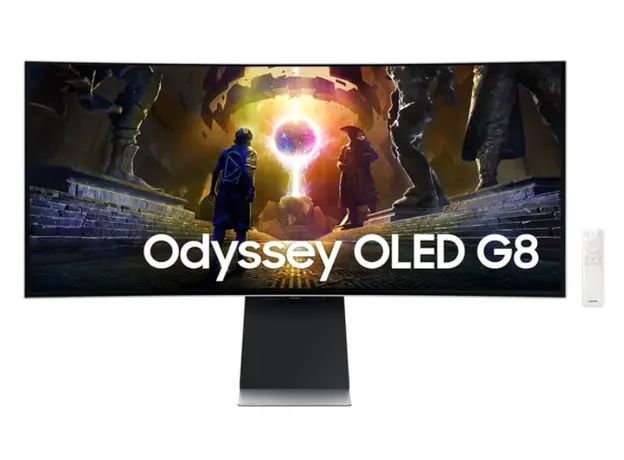 მონიტორი Samsung Odyssey OLED G8 LS34DG852SIXCI 34" Curved UWQHD 3440 x 1440 0.03ms 175Hz, 2 image