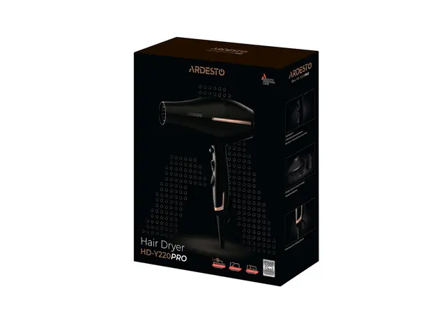 თმის საშრობი ARDESTO Hair dryer  HD-Y220PRO, 6 image