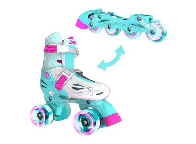 როლიკები NEON COMBO SKATES (SIZE 34-37) TEAL PINK 4L/13L/16L CL 4PK, 3 image