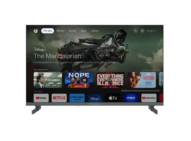 ტელევიზორი Thomson 50QG4S14, 50", 4K UHD, Smart TV, HDMI, USB, LAN, WIFI, BT, Black