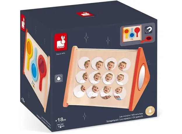 სათამაშო სარკე Janod Mirrors box, 6 image