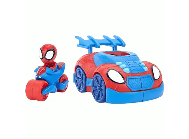 სათამაშო მანქანა Spidey Feature Vehicle 2 in 1 Spidey Stealth Strike Vehicle
