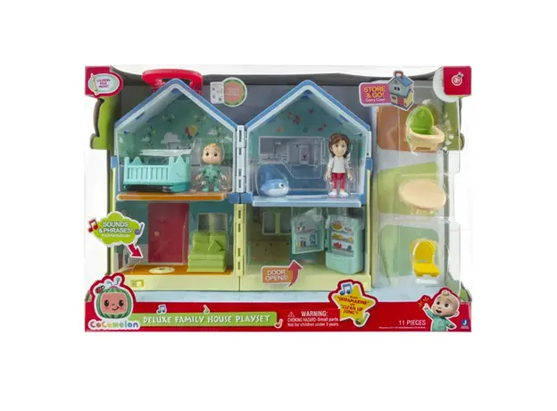 სათამაშო სახლი CoComelon Feature Playset Deluxe Family House Playset, 3 image