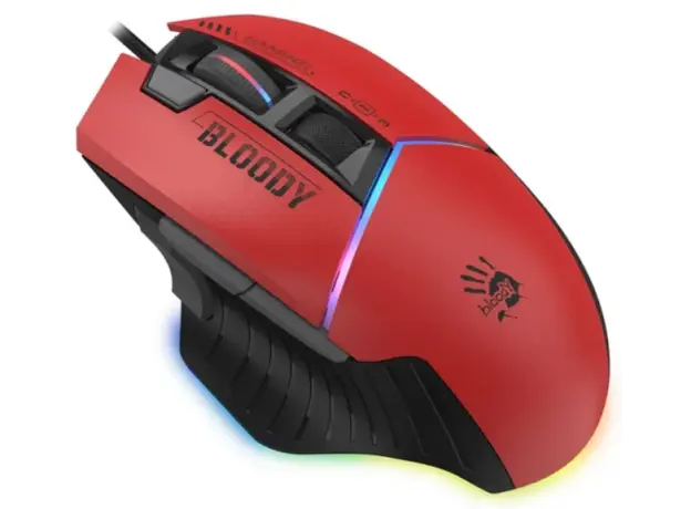 მაუსი A4tech Bloody W95 Max Sports RGB Gaming Mouse Sports Red, 3 image