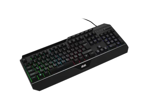 კლავიატურა 2E GAMING Membrane keyboard KG315 110key, USB-A, EN/UA, RGB, black, 3 image