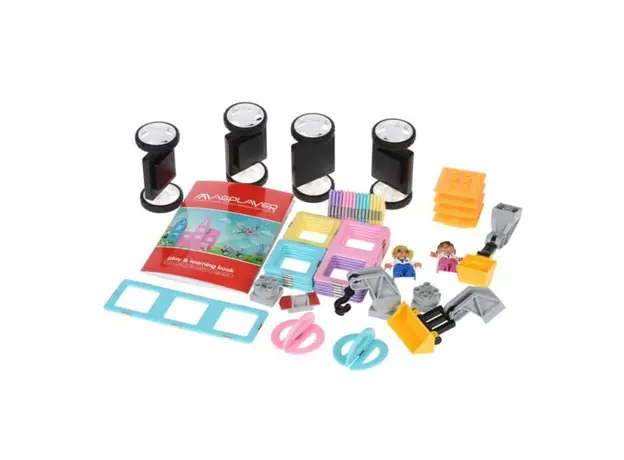 კონსტრუქტორი Magplayer Designer magnetic box set 68 e. MPT2-68, 5 image