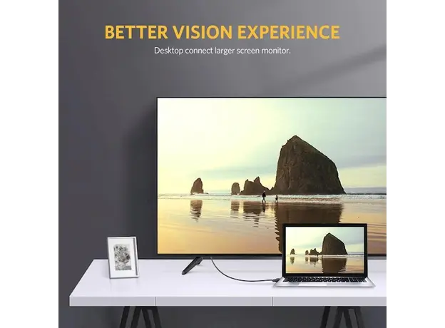 DVI კაბელი UGREEN DV101 (11604) DVI-D 24+1 Male to Male Dual Link Video Cable, 2m, Black, 6 image