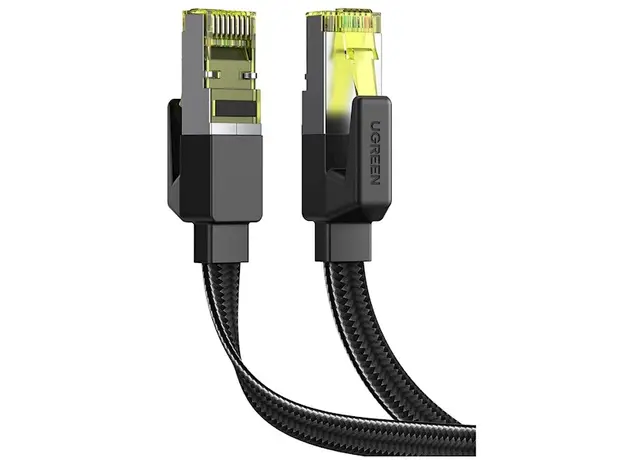 ქსელის კაბელი UGREEN NW189 (40167), CAT7 U/FTP, Lan Cable, 20m, Black, 2 image