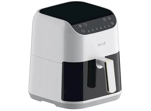 აეროგრილი Xiaomi Deerma DEM-KZ130W, 1300W, 5.5L, Air Fryer, White/Black, 4 image