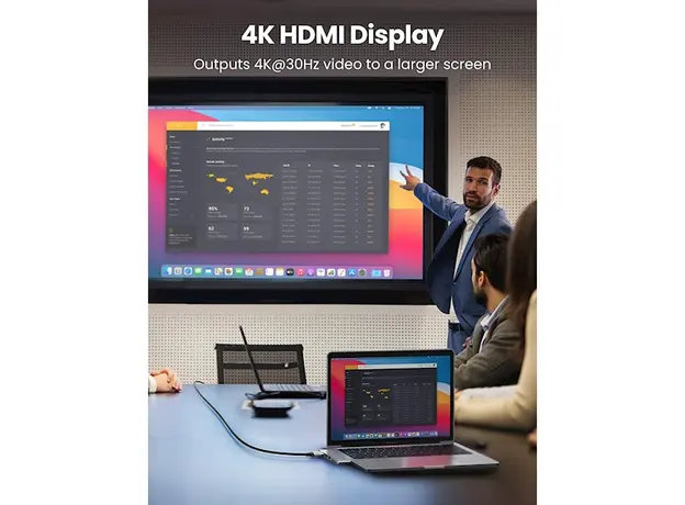 USB-C ჰაბი UGREEN (80856) USB-C Multifunction Adapter, 5 image