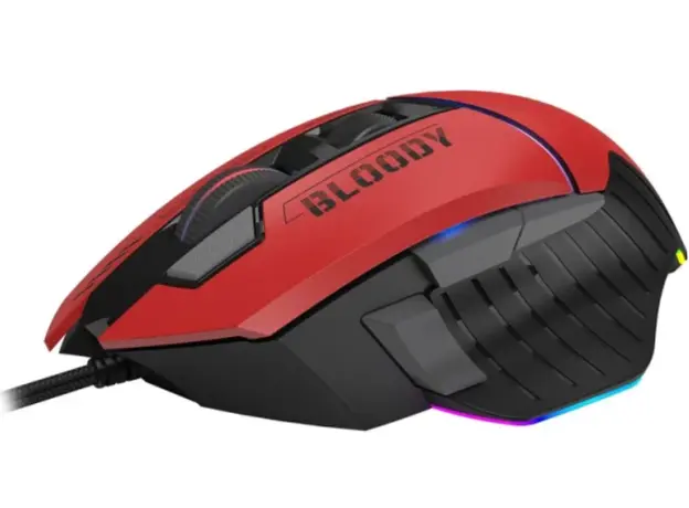 მაუსი A4tech Bloody W95 Max Sports RGB Gaming Mouse Sports Red, 6 image