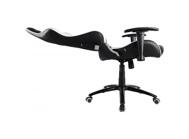 სათამაშო სავარძელი 2E 2E-GC-BUS-WT Gaming Chair Bushido White/Black, 6 image