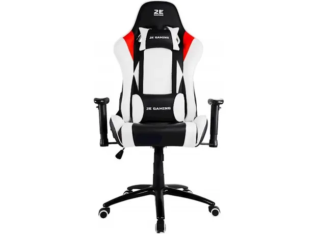 სათამაშო სავარძელი 2E 2E-GC-BUS-WT Gaming Chair Bushido White/Black
