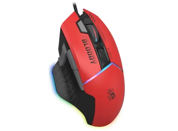 მაუსი A4tech Bloody W95 Max Sports RGB Gaming Mouse Sports Red, 4 image