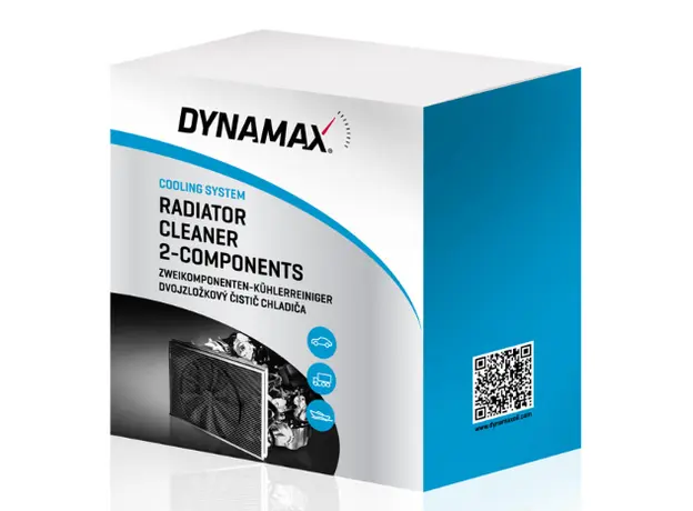 საწმენდი სითხე DYNAMAX RADIATOR CLEAN. 2-COMP. 2X150 ML