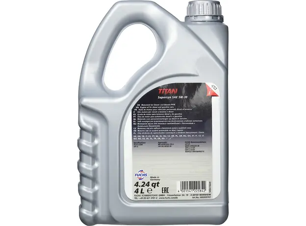 ზეთი TITAN SUPERSYN 5W30 (A3/B4) 4L, 2 image