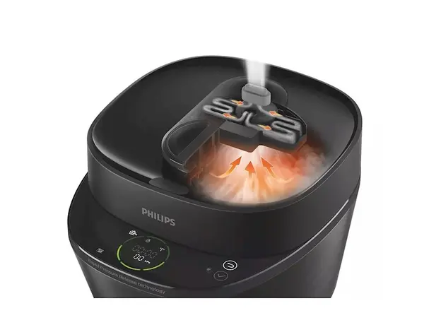 მულტსახარში Philips HD2151/40, 1000W, 5L, Multifunction Cooker, Black, 6 image