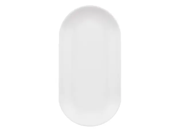 თეფში Ardesto Plate Lucca, 25х13 cm, White, ceramics