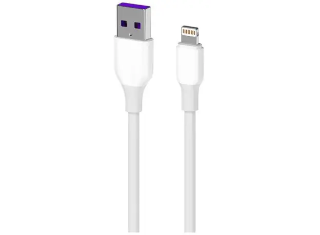 კაბელი 2E Cable USB-A - Lightning Glow 1m White, 2 image
