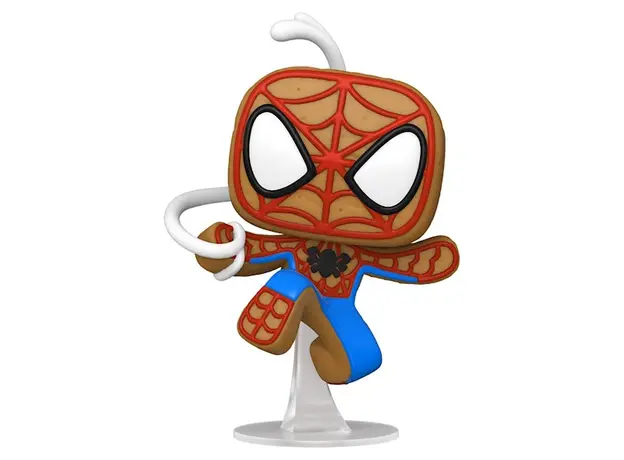 სათამაშო საკოლექციო ფიგურა Funko POP! Bobble Marvel Holiday Gingerbread Spider-Man 50664, 3 image