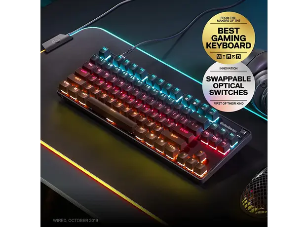 კლავიატურა SteelSeries Keyboard Apex 9 TKL US, 3 image