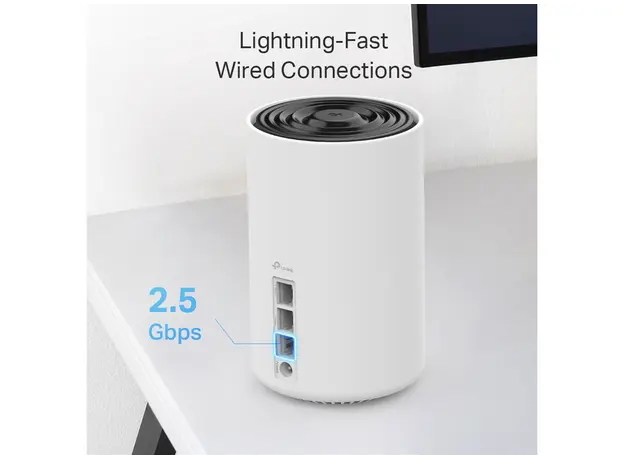 როუტერი TP-Link Deco XE75 Pro (3-pack) AXE5400 Tri-Band Mesh Wi-Fi 6E System, 3 image