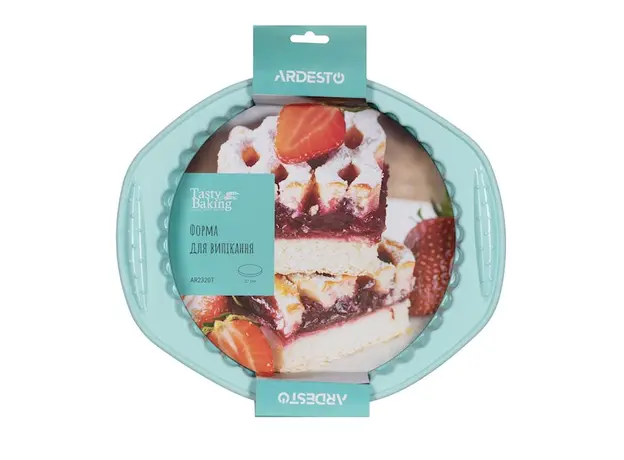 საცხობი ფორმა Ardesto AR2320T Baking Pan Tasty baking, Silicone, Blue, 3 image