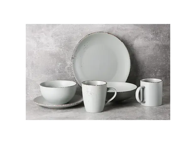 სალათის თასი Ardesto AR2914BMC Salad bowl Lucca, 14 сm, Ceramics Illusion Blue, 3 image
