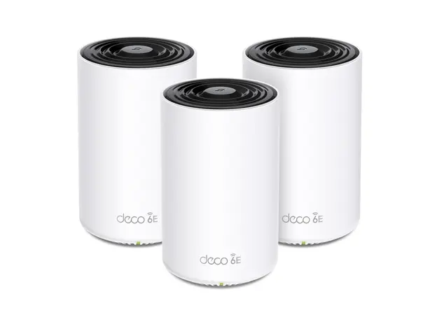 როუტერი TP-Link Deco XE75 Pro (3-pack) AXE5400 Tri-Band Mesh Wi-Fi 6E System
