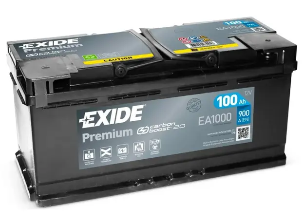 აკუმულატორი Exide PR EA1000 100 ა*ს R+