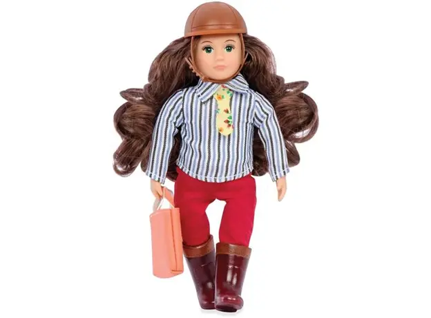 სათამაშო თოჯინა LORI 6" RIDING DOLL, TEAGAN