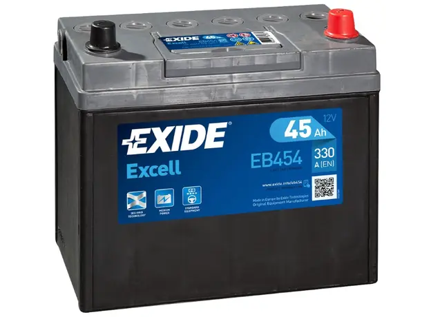 აკუმულატორი Exide EXCELL 45 ა*ს JI მარჯვ