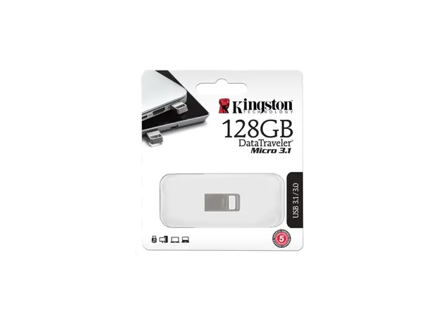 ფლეშ მეხსიერება Kingston DTMC3 Silver (128GB), 3 image