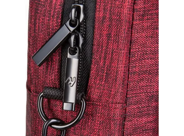 ლეპტოპის ჩანთა 2E Laptop Bag, Beginner 16", Burgundy, 6 image