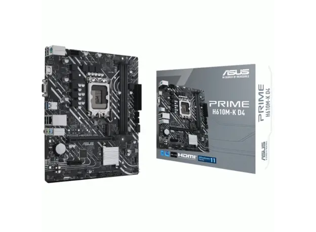 დედა დაფა ASUS LGA PRIME H610M-R D4-SI, 2 image