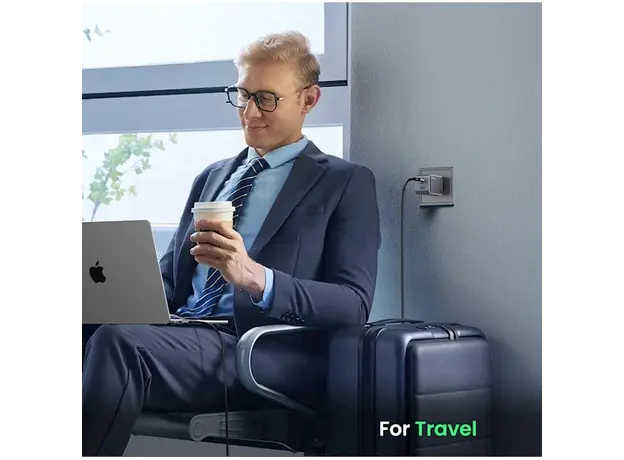 მობილურის დამტენი UGREEN X553 (35042) Nexode Air, 65W, USB, USB-C, Grey, 5 image