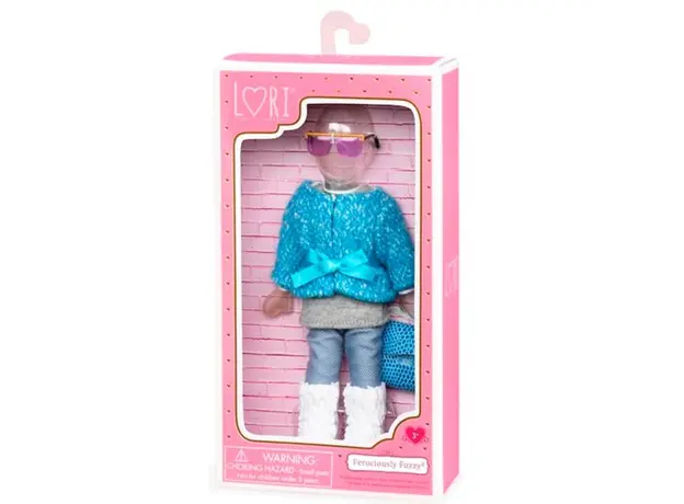თოჯინის ტანსაცმელი LORI 6" DOLL FURRY COAT OUTFIT