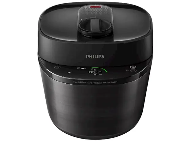 მულტსახარში Philips HD2151/40, 1000W, 5L, Multifunction Cooker, Black, 2 image