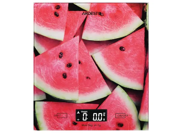 სამზარეულოს სასწორი Ardesto Kitchen Scales SCK-893WATERMELON, 2 image