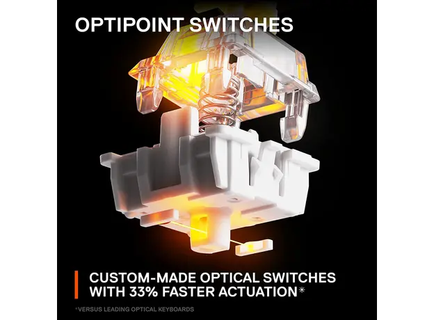 კლავიატურა SteelSeries Keyboard Apex 9 TKL US, 5 image