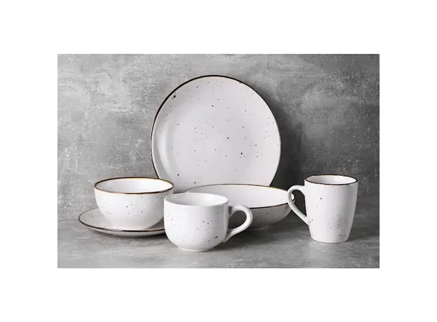 თეფში Ardesto AR2926WGC Dinner plate Bagheria, 26 сm, Ceramics Bright White, 3 image